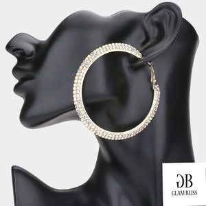 Rhinestone Hoops AB